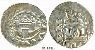 Денарий, Германия, Нижняя Лотарингия, Anonymous bishop, м.д. Koln, Dbg 373