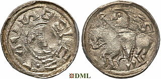 Денарий, Польша, Bolesław II (1058-1080)
