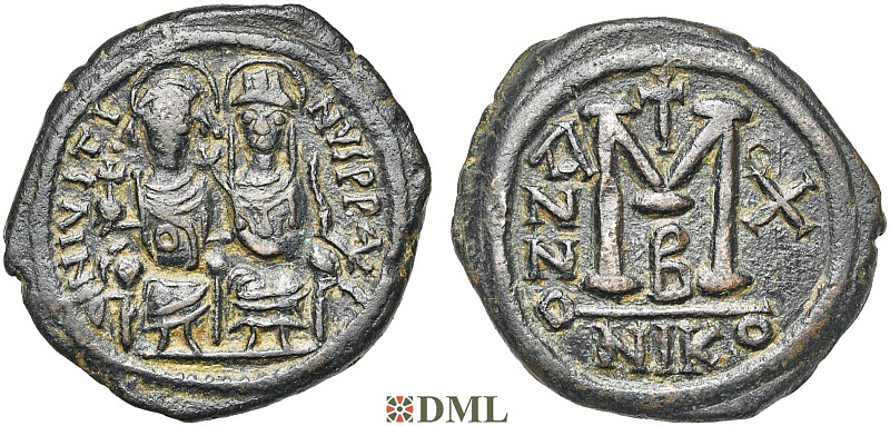 Фолис, Византия, Justin II (565-578), м.д. Nicomedie
