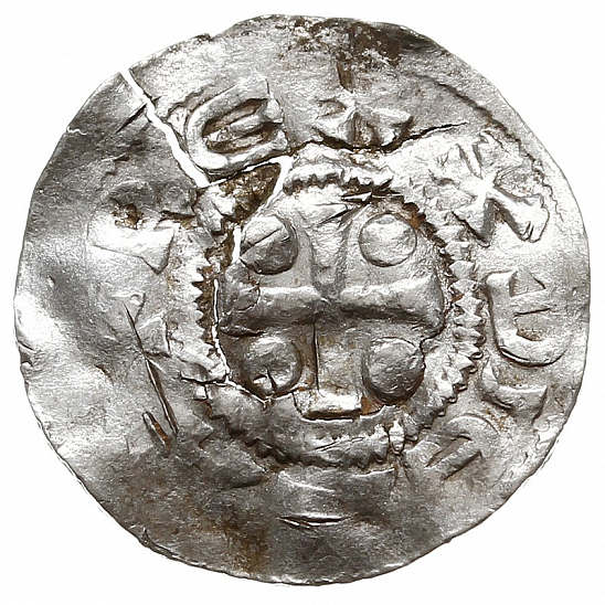 Денарий, Германия, Саксония, м.д. Goslar, type OAP, Imitatie (Подражание)