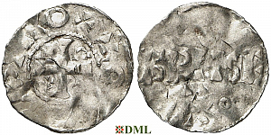 Денарий, Германия, Нижняя Лотарингия, Otto I-II (980-1000), м.д. Brussel, Ilisch 2014, 22.3