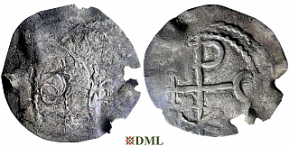 Денарий, Германия, Франкония, Anonymous bishop, м.д. Wurzburg, Dbg. 1247