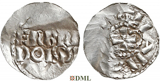 Денарий, Германия, Нижняя Лотарингия, Gf. Wichmann III (994-1016), unknown mints, Ilisch 2000, 20.2