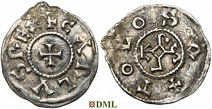 Денарий, Каролинги, Charles le Chauve (840-877), м.д. Aquitaine, Depeyrot 993B