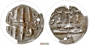 Денарий, Дания, Harald I (936-987), м.д. Hedeby, Hbg. 1
