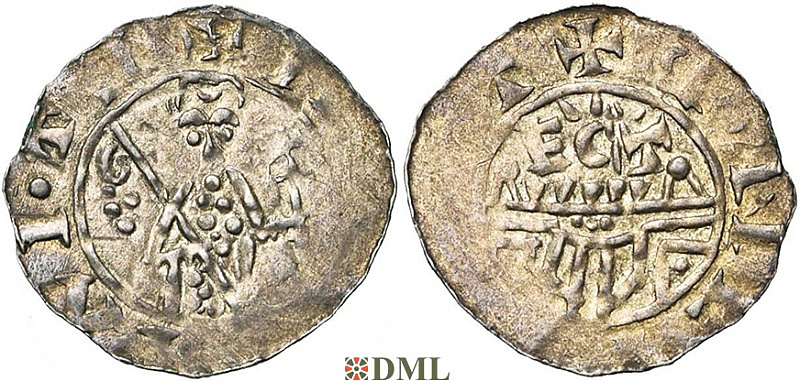 Денарий, Германия, Нижняя Лотарингия, Gf. Floris I (1049-1061), м.д. Leiden, Ilisch 2000 12.6