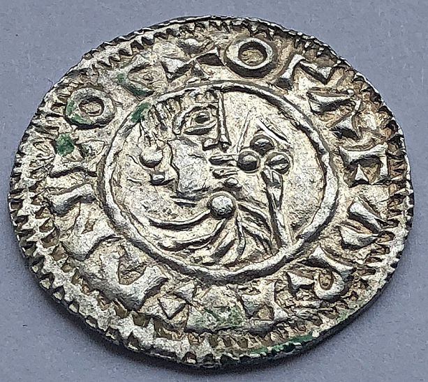 Денарий, Швеция, Olaf Skötkonung (995-1021), м.д. Sigtuna, Malmer 