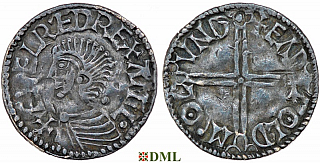 Денарий, Англия, Æthelred II (978-1016), м.д. London, монетарий Eadwold, North 774