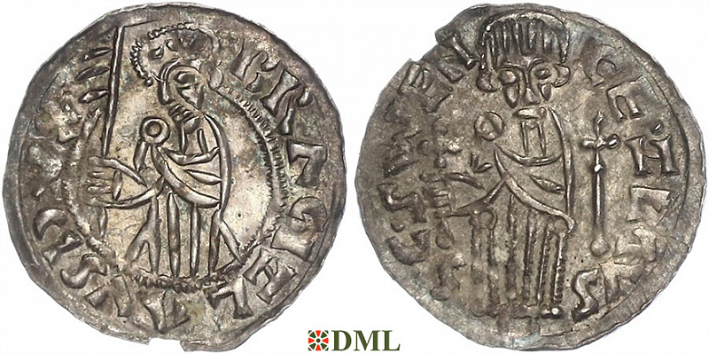 Денарий, Чехия, Богемия, Břetislav I (1034-1055), Šmerda 1996, 150