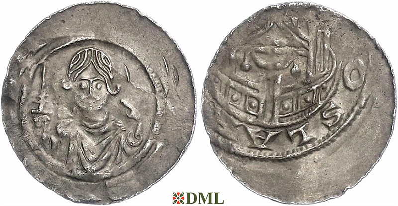 Денарий, Германия, Саксония, Hartwig (1079-1102), м.д. Gittelde, Dbg. 688