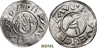 Денарий, Чехия, Богемия, Břetislav I (1037-1055), Šmerda 1996, 151