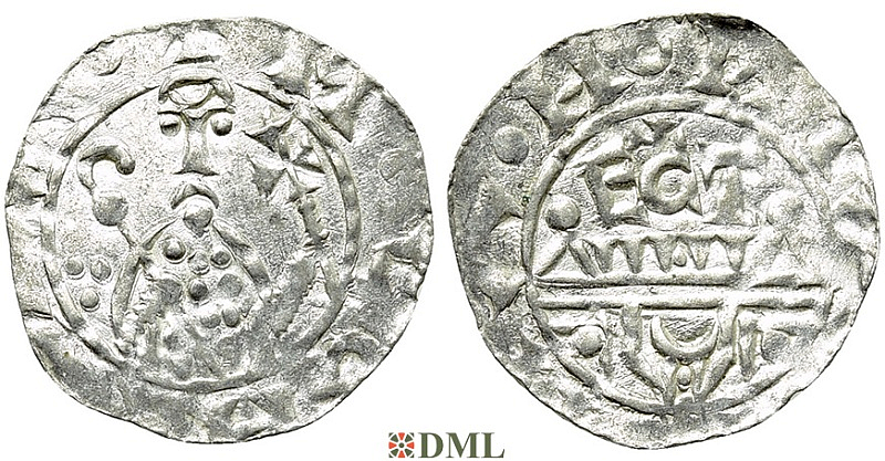 Денарий, Германия, Нижняя Лотарингия, B. Wilhelm (1054-1076), м.д. Utrecht, Ilisch 2000, 10.10