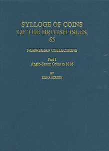 SCBI 65. Screen E. Sylloge of Coins of the British Isles. Vol. 65. Norwegian Collections. Part I: Anglo-Saxon Coins to 1016. Oxford, 2013.