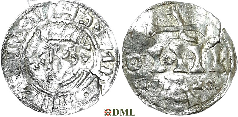 Денарий, Германия, Нижняя Лотарингия, Konrad II (1027-1039), м.д. Nijmegen-Tiel, Ilisch 2000, 8.22