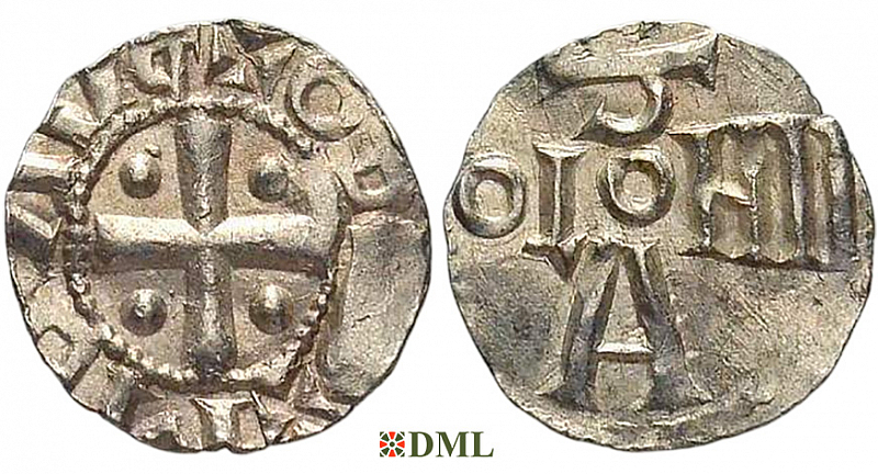 Денарий, Германия, Саксония, Anonymous bishop, м.д. Soest, Dbg. 