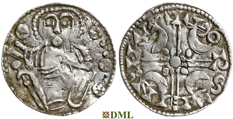 Денарий, Дания, Sven Estridsen (1047-1075), м.д. Lund, Hbg. 32