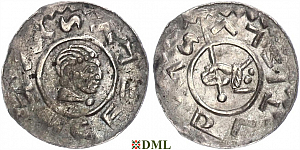 Денарий, Чехия, Богемия, Vratislav II (1061-1092), Šmerda 1996, 164b