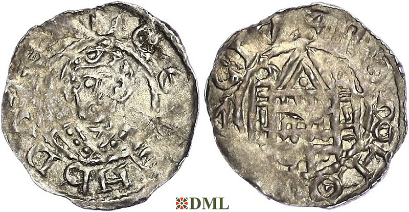 Денарий, Германия, Бавария, Gebhard III (1056-1060), м.д. Regensburg, Hahn 1976, 57