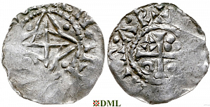 Денарий, Германия, Нижняя Лотарингия, Balduin V (1036-1067), м.д. Arras, Ilisch 2014, 6.5-6.11