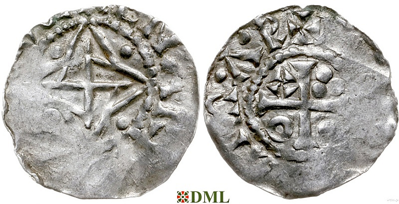 Денарий, Германия, Нижняя Лотарингия, Balduin V (1036-1067), м.д. Arras, Ilisch 2014, 6.5-6.11
