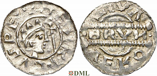 Денарий, Германия, Нижняя Лотарингия, Bruno III (1050-1057), м.д. Leeuwarden, Ilisch 2000, 21.14