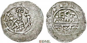Денарий, Германия, Нижняя Лотарингия, B. Wilhelm (1054-1076), м.д. Utrecht, Ilisch 2000, 10.11