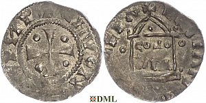 Денарий, Германия, Нижняя Лотарингия, Konrad II (1027-1039), Hermann II (1036-1056), м.д. Koln, Dbg. 385