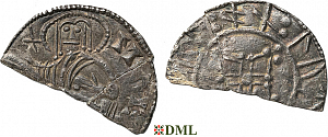 Денарий, Дания, Sven Estridsen (1047-1075), м.д. Lund, Hbg. 30
