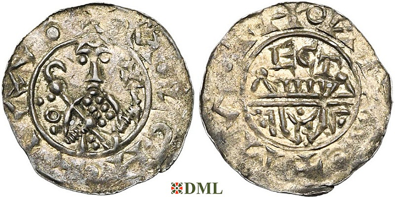Денарий, Германия, Нижняя Лотарингия, Wilhelm de Ponte (1054-1076), м.д. Utrecht, Ilisch 2000, 10.10