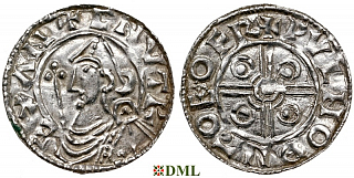 Денарий, Англия, Cnut (1016-1035), м.д. York, монетарий Wulfnoth, North 787