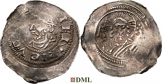 Денарий, Германия, Верхняя Лотарингия, Anonymous bishop, м.д. Prum, Dbg. 1188