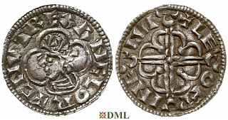 Денарий, Англия, Cnut (1016-1035), м.д. London, монетарий Leofwine, North 781
