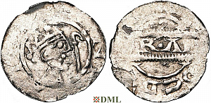 Денарий, Германия, Нижняя Лотарингия, Bruno III (1050-1057), м.д. Dokkum, Ilisch 2000, 21.22