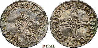 Денарий, Англия, Harold I (1035-1040), м.д. Norwich, монетарий Manna, North 802