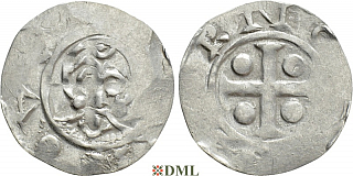 Денарий, Германия, Нижняя Лотарингия, Bernold (1046-1054), м.д. Deventer, Ilisch 2000, 1.13-1.15