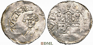Денарий, Германия, Франкония, Konrad I (1056-1060), м.д. Speyer, Dbg. 839