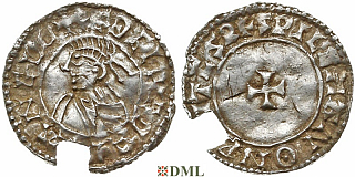 Денарий, Англия, Æthelred II (978-1016), м.д. Winchester, монетарий Spileman, North 777