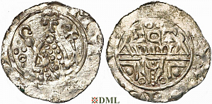 Денарий, Германия, Нижняя Лотарингия, B. Wilhelm (1054-1076), м.д. Utrecht, Ilisch 2000, 10.10