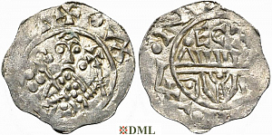Денарий, Германия, Нижняя Лотарингия, B. Wilhelm (1054-1076), м.д. Utrecht, Ilisch 2000, 10.5