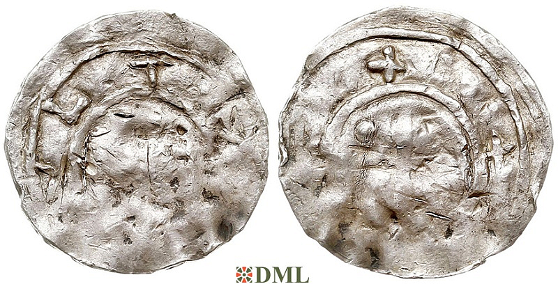 Денарий, Польша, Mieszko II (1013-1025)