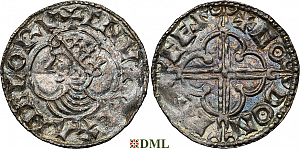 Денарий, Англия, Cnut (1016-1035), м.д. Exeter, монетарий God, North 781