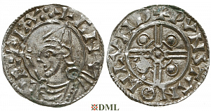 Денарий, Англия, Cnut (1016-1035), м.д. London, монетарий Wynstan, North 787