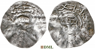 Денарий, Польша, Boleslaw I (992-1025), тип REX