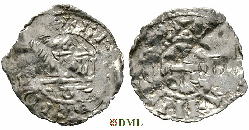 Денарий, Германия, Нижняя Лотарингия, Baldwin IV (989-1036), м.д. Brugge, Ilisch 2014, 11.7