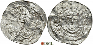 Денарий, Германия, Швабия, Konrad II (1024-1039), м.д. Strassburg, Dbg. 707