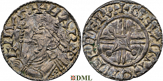 Денарий, Англия, Harthaknut (1035-1042), м.д. Leicester, монетарий Sæwine, North 811