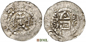Денарий, Германия, Саксония, Bernard II (1011-1059), м.д. Bardowick, Dbg. 1278