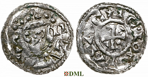 Обол, Германия, Бавария, Heinrich III (1039-1056), м.д. Regensburg, Hahn 1976, 42A