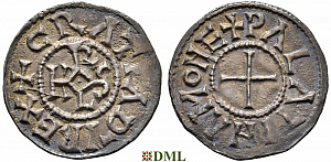 Денье, Каролинги, Charles le Chauve (840-877), м.д. Le Palais, Depeyrot 750