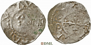 Денарий, Германия, Саксония, Heinrich II (1002-1024), м.д. Dortmund, Dbg. 753